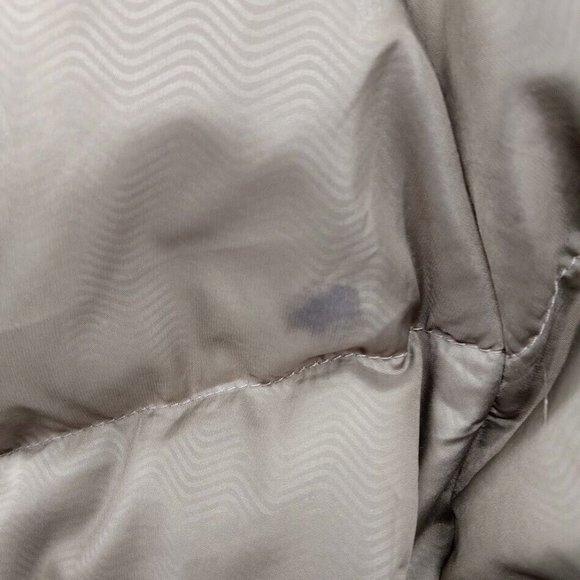 Nike Jacket Womens Small 4/6 Taupe Tan Puffer Down Insulated Fitted Fleece Lined - Picture 6 of 9